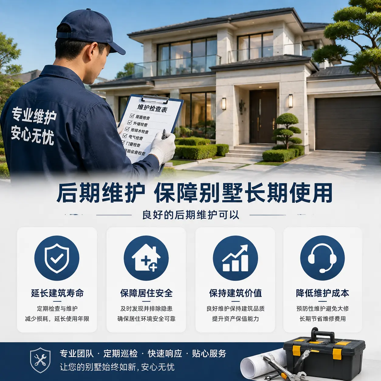 别墅建造公司推荐： 关岭 施工质量的关键要素