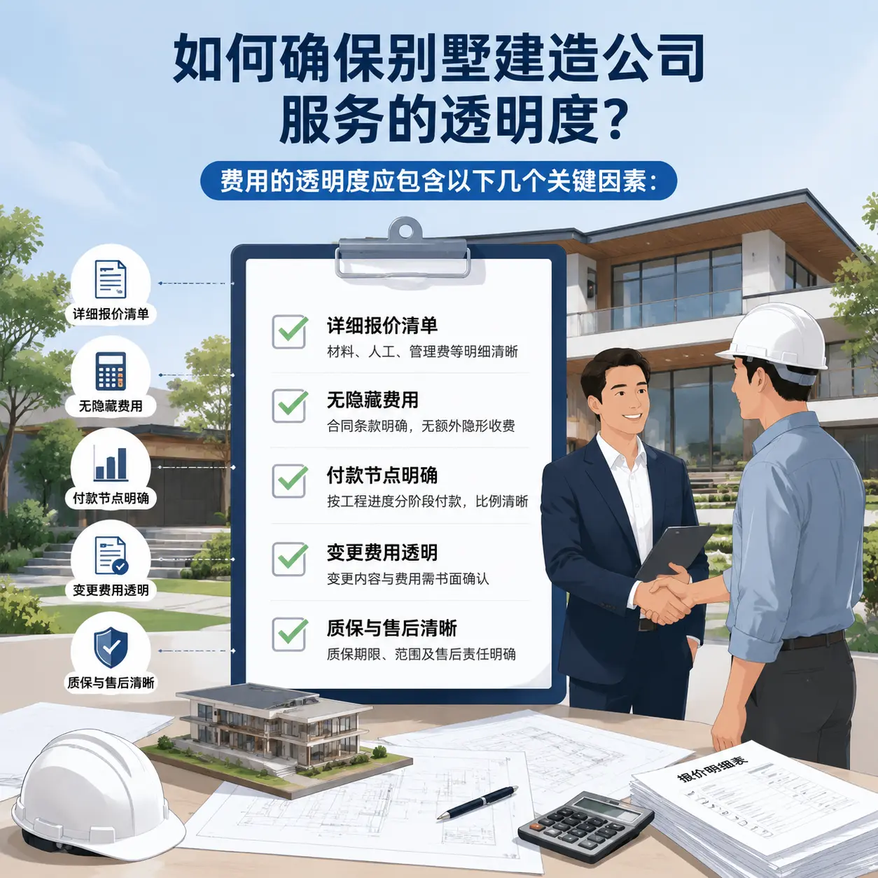 在 关岭 如何确保别墅建造公司服务的透明度?