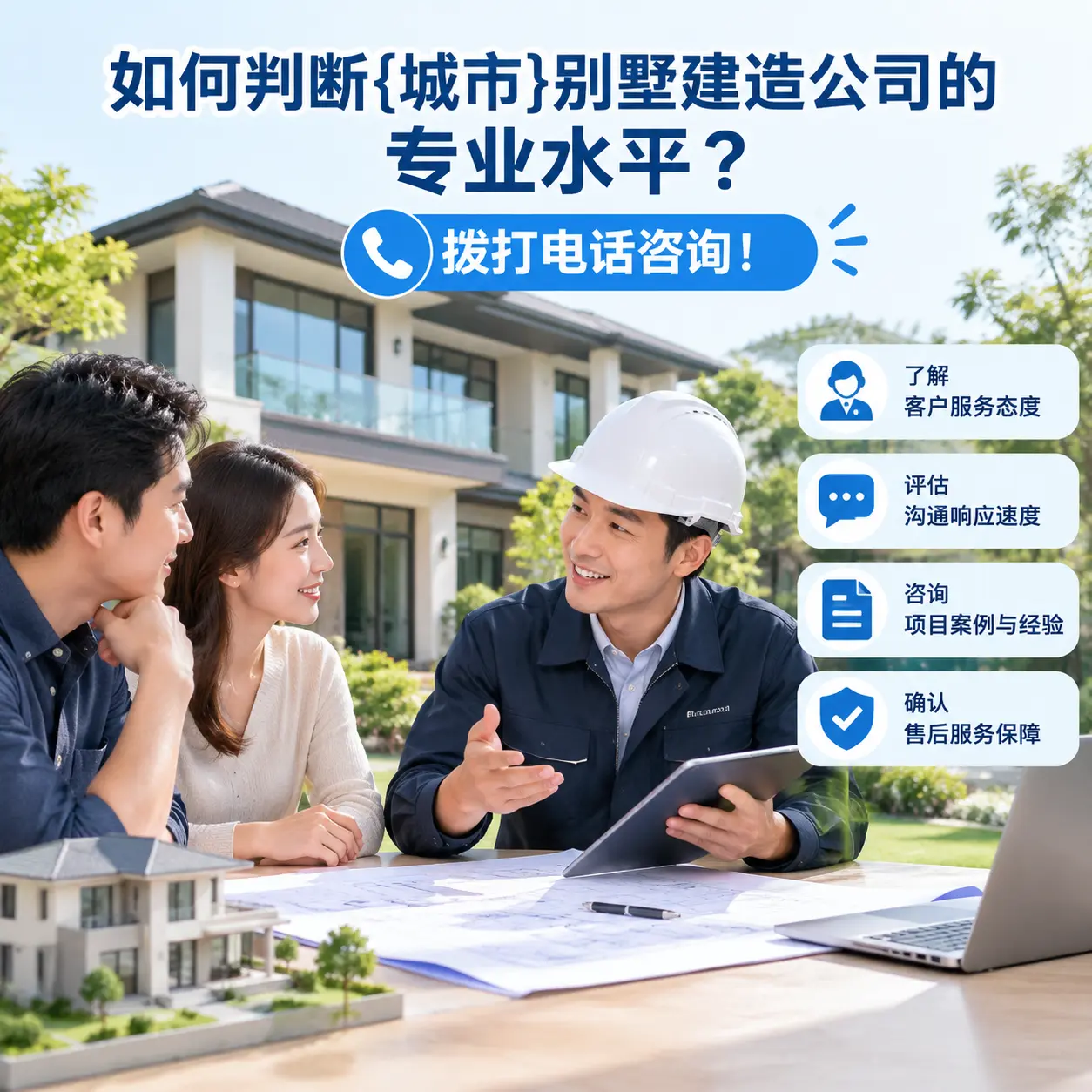 如何判断关岭别墅建造公司的专业水平？拨打电话咨询！